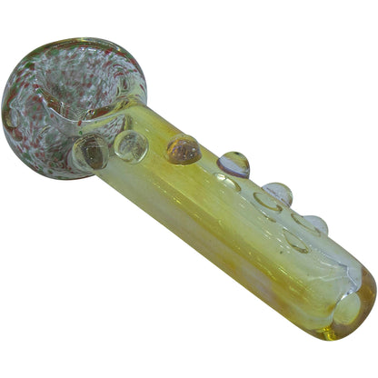 LA Pipes "Razorback" Silver Fumed Mini Spoon (Various Colors)