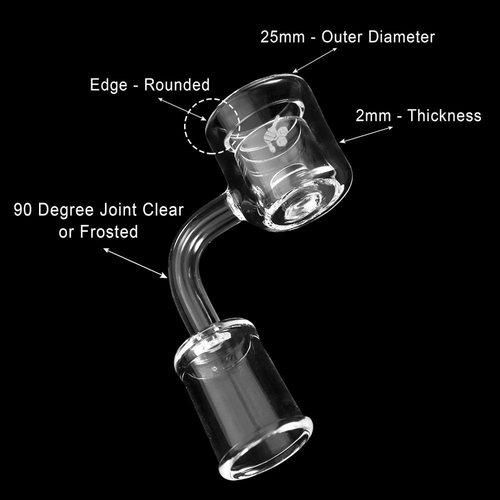 THERMAL CORE REACTOR QUARTZ BANGER - 90° DEGREE | YL