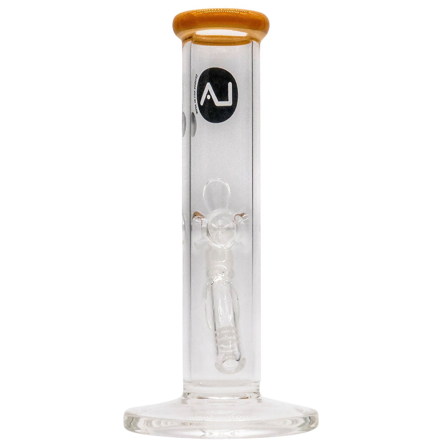 LA Pipes Straight Shooter Bong - Multiple Colors - 8"