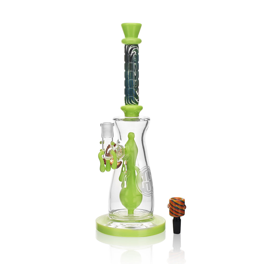 High Society | Jupiter Premium Wig Wag Waterpipe (Slime Green)