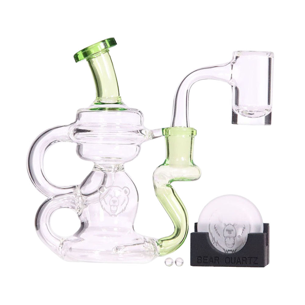 Bear Quartz BQ Cycler Recycler Dab Rig Box Set | 5.5" | 14mm F