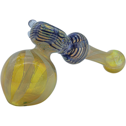 LA Pipes "Raked Hammer" Fumed Hammer Bubbler Pipe (Various Colors)