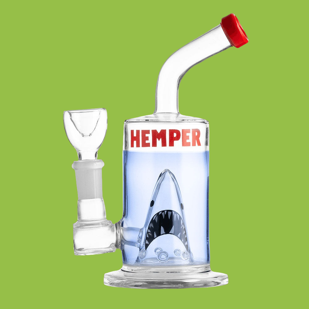 Hemper Shark Water Pipe - 7" / 14mm F