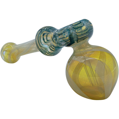 LA Pipes "Raked Hammer" Fumed Hammer Bubbler Pipe (Various Colors)