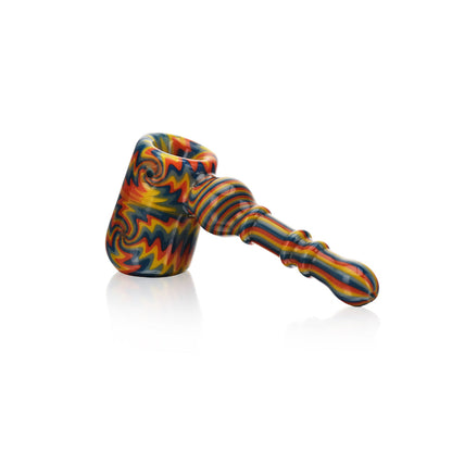 High Society | Eris Premium Wig Wag Bubbler (White Rainbow)