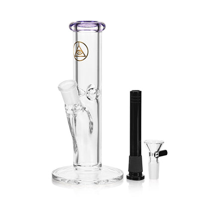 Ritual Smoke - Daily Driver 8" Straight Tube w/ American Color Accents - Purple